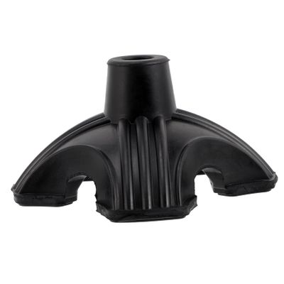 FRCOLOR 2-Piece Self-Standing Rubber Tips for Walking Sticks, Non-Slip Replacement Tips