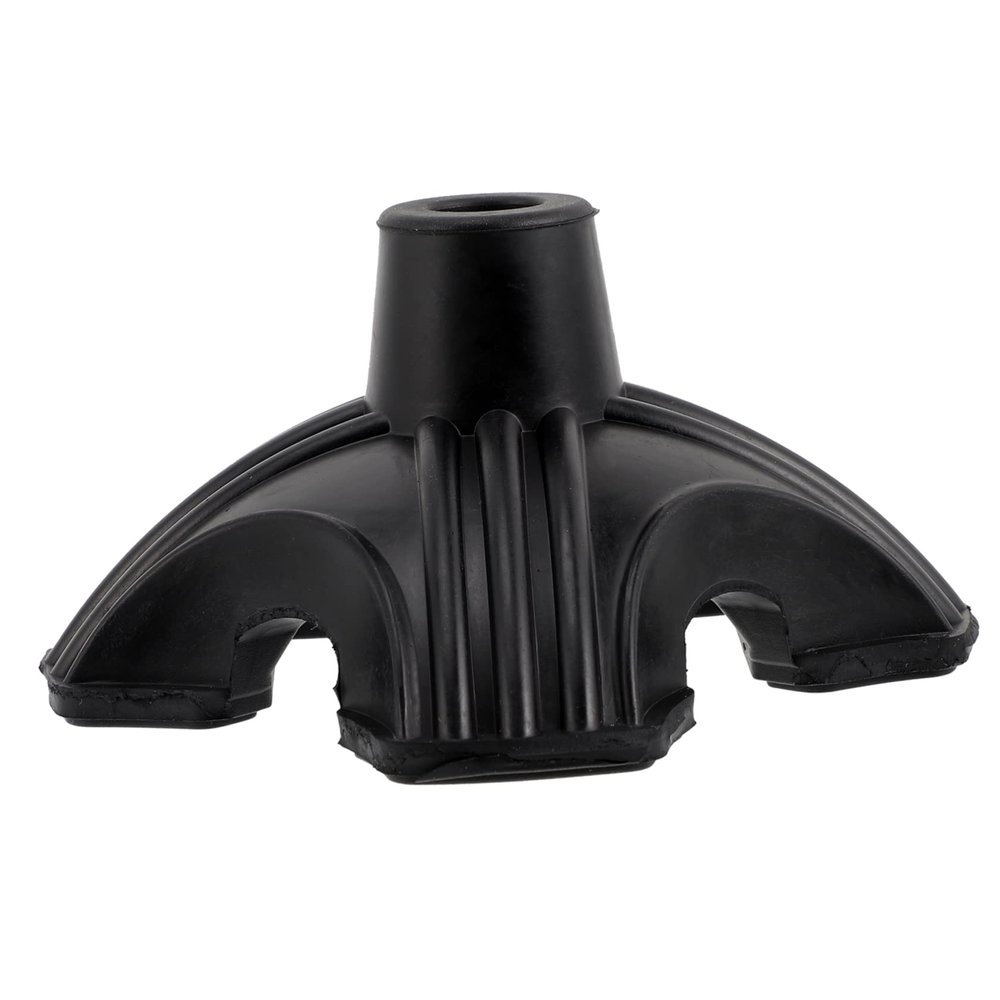 FRCOLOR 2-Piece Self-Standing Rubber Tips for Walking Sticks, Non-Slip Replacement Tips