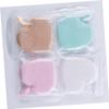 Healeved 8-Piece Reusable Makeup Remover Pads, Heart-Shaped Facial Cleansing Sponges for Gentle Makeup Removal and Deep Pore Cleansing view 3