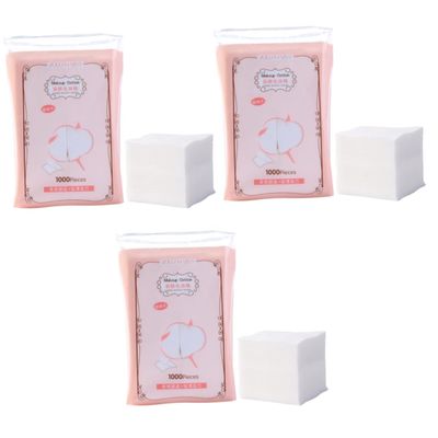 Healeved 3,000 Ultra-Thin Reusable Three-Layer Cotton Makeup Pads