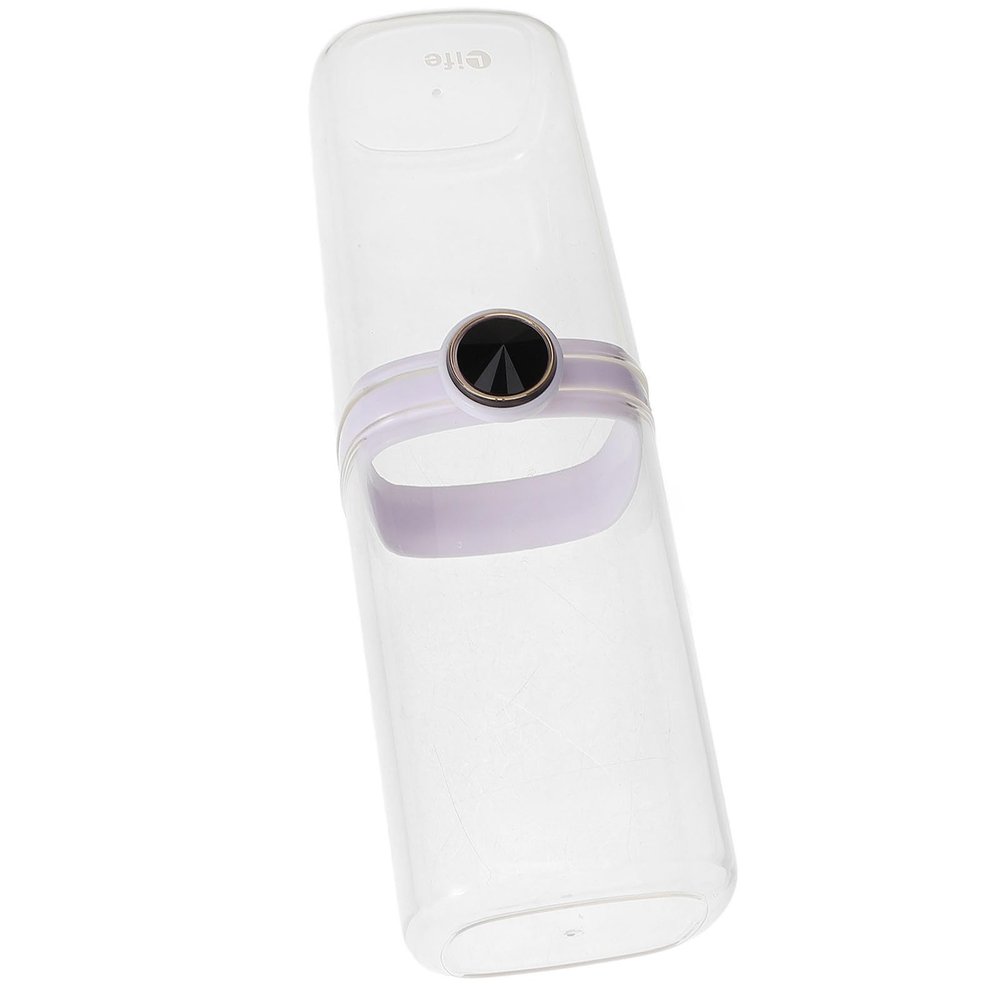 WOONEKY Transparent Travel Toothbrush Cup and Holder for Toothpaste, Camping and Travel