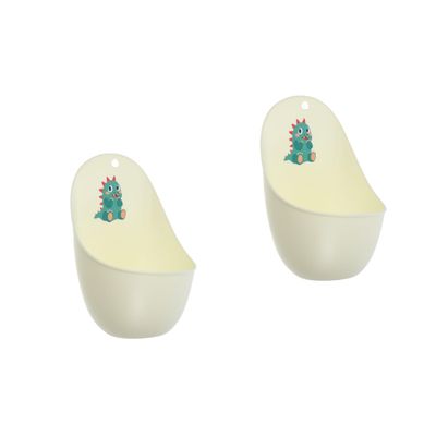TOYANDONA 2-Piece Wall-Mounted Urinal Training Set for Boys and Girls