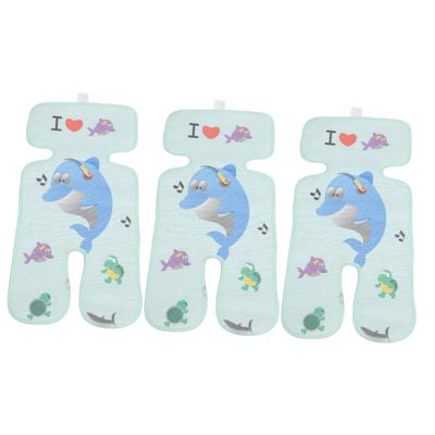 Abaodam 3-Piece Baby Stroller Cooling Mat and Summer Seat Cover