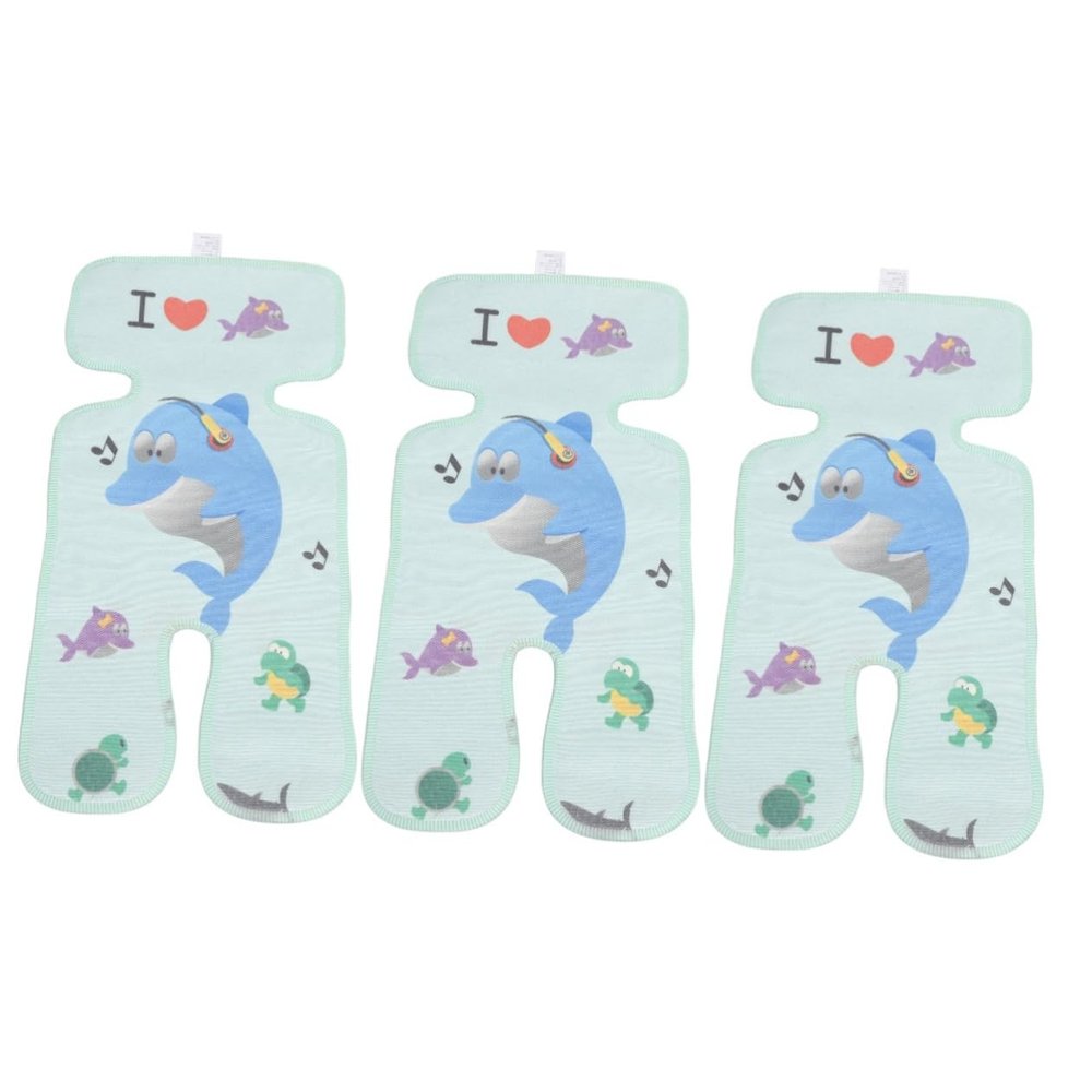 Abaodam 3-Piece Baby Stroller Cooling Mat and Summer Seat Cover