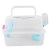 Plastic Hamster Travel Carrier with Clear Visibility, Lightweight and Portable view 1