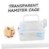 Plastic Hamster Travel Carrier with Clear Visibility, Lightweight and Portable view 2