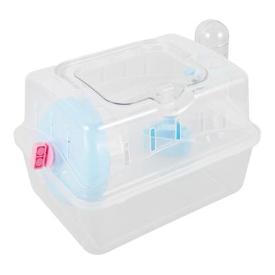 VILLFUL Hamster Carrier Cage, Portable Travel Transport Box for Small Pets