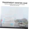 VILLFUL Hamster Carrier Cage, Portable Travel Transport Box for Small Pets view 2