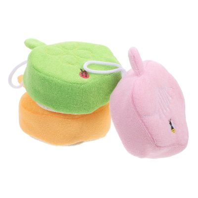 HAPINARY 3-Piece Soft Shower Loofah Set