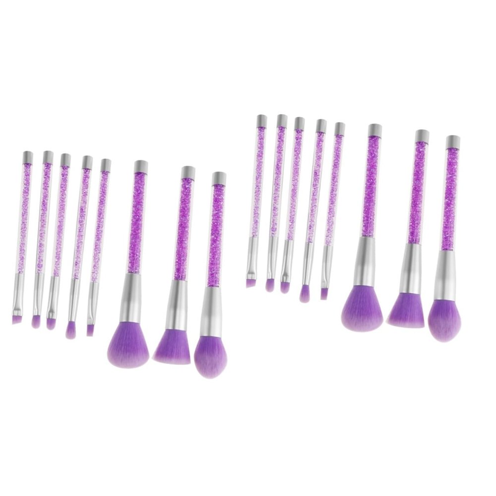 Healeved 16-Piece Purple Makeup Brush Set