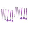 Healeved 16-Piece Purple Makeup Brush Set view 1