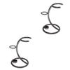 Healeved 2-Piece Razor Stand Set for Men, Manual Razor and Shaving Brush Holder view 2