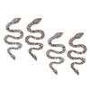 FRCOLOR 12-Piece Snake Nail Charms with Crystals view 1