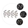 FRCOLOR 12-Piece Snake Nail Charms with Crystals view 4