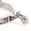 AYNEFY Silver Stainless Steel Horse Spurs view 4