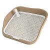 Jiawu Dog Toilet with Splash-Preventing Raised Fence, Coffee view 4