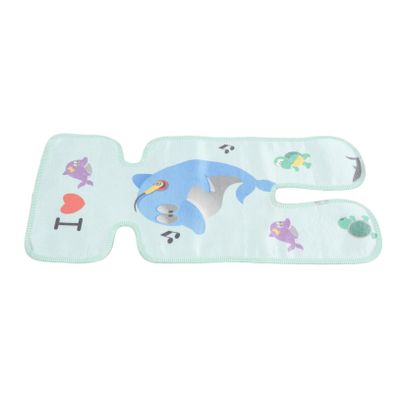 MOLUCKFU Stroller Cooling Mat, Ice Silk Summer Liner with Animal Design