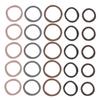 Beatifufu Hair Ties for Women and Girls, Secure Fabric Hold, Elastic Hair Bands, 100 Count view 1