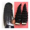XXAD553TY Tape-In Human Hair Extensions, Natural Color, 40 Pieces, 20 Inch view 1
