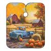 RPLIFE Cute Cartoon Spaceship Hair Styling Cape, Shampoo Cape, Salon Cape, Blue Truck Pumpkin Farm, One Size view 1