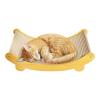 Curved Sisal Cat Scratcher Lounge Bed view 1