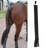 Horse Tail Bag, Fleece Fabric, Waterproof, Breathable, Tail Protection (Black) view 4