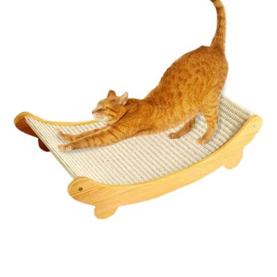 Curved Sisal Cat Scratching Pad Lounge Bed