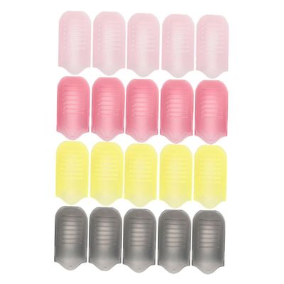 Mikinona 20-Piece Adjustable Non-Slip Nail Clips