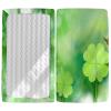 Odot Baby Crib Fitted Sheet, 3D Four-Leaf Clover Pattern, 51 x 85 cm view 1