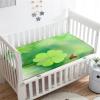 Odot Baby Crib Fitted Sheet, 3D Four-Leaf Clover Pattern, 51 x 85 cm view 2