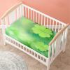 Odot Baby Crib Fitted Sheet, 3D Four-Leaf Clover Pattern, 51 x 85 cm view 4