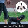 Dog Poop Bag Holder, Refillable Dispenser with Zipper view 2