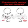 Personalized Pet ID Tag with Halloween Bat Engraving, Silver view 3