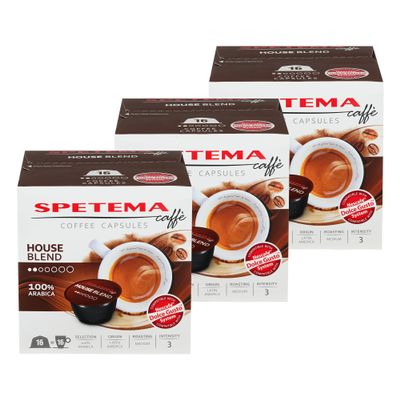 Spetema Espresso House Blend Coffee Capsules, 48 Capsules