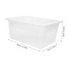 Transparent PVC Reptile Box with Ventilation Hole, White, Simple Design view 4
