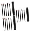 Healeved 15-Piece Eye Makeup Brush Set with Storage Case, Horsehair Brushes for Eyeshadow and Eyeliner, for Precise Application and Everyday Makeup view 1