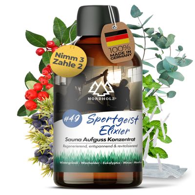NORDHOLZ Sauna Infusion 100 ml [60 Varieties] Concentrate