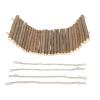 Syrisora Natural Wooden Hamster Swing with Hanging Chain, 15 × 35 cm view 1