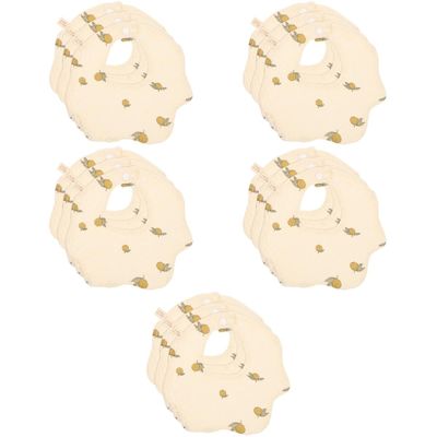 VICASKY 15-Piece Rotating Cotton Bibs for Newborns, Absorbent, Adjustable Closure, Lightweight and Washable