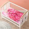 Morbuy Baby Crib Fitted Sheet, Rose Blossom Pattern, 90 x 55 cm view 1