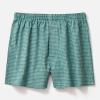 SRZYMJ Men's Boxer Shorts, Cotton/Microfiber Retro Underwear, Green view 2