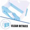 BESPORTBLE 3-Piece Hamster House with Large Sleeping Area, Breathable and Safe Design for Small Animals, Blue, Happy Sleeping view 3