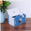 BESPORTBLE 3-Piece Hamster House with Large Sleeping Area, Breathable and Safe Design for Small Animals, Blue, Happy Sleeping view 4
