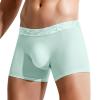 SRZYMJ Men's Boxer Shorts, Soft Breathable Viscose Underwear with Open Fly, Light Blue view 1