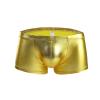 SRZYMJ Men's Boxer Briefs, Low-Rise Trunks, Ice Silk Modal, Gold, Size L view 3