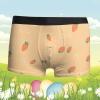 SRZYMJ Men's Cotton Low-Rise Boxer Briefs, Khaki, 3XL view 2