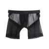 SRZYMJ Men's Boxer Briefs, Soft Breathable Viscose Underwear with Open Fly, Black view 2