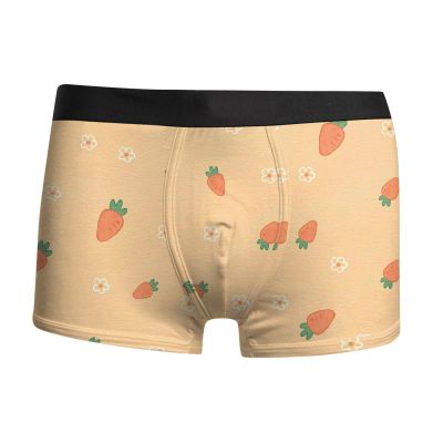 SRZYMJ Men's Boxer Shorts, Soft Breathable Viscose, Open Fly, Khaki