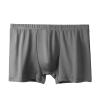 SRZYMJ Men's Cotton Retro Boxer Briefs, Low Rise, Gray, 4XL view 1
