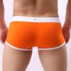 SRZYMJ Men's Cotton Boxer Briefs, Retro Shorts, Orange view 4